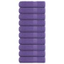 Toallas de mano 10 uds 100% algodón púrpura 50x100 cm 360 gsm de , Toallas - Ref: Foro24-136880, Precio: 55,56 €, Descuento: %