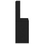 Escritorio con estantes madera contrachapada negro 100x45x140cm de , Escritorios - Ref: Foro24-860437, Precio: 103,14 €, Desc...