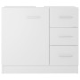 Armario para lavabo madera contrachapada blanco 63x30x54 cm de vidaXL, Muebles de baño - Ref: Foro24-804184, Precio: 72,33 €,...