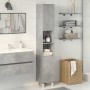 Armario de baño contrachapada gris hormigón 30x30x179 cm de , Muebles de baño - Ref: Foro24-856139, Precio: 77,88 €, Descuent...