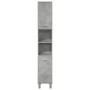 Armario de baño contrachapada gris hormigón 30x30x179 cm de , Muebles de baño - Ref: Foro24-856139, Precio: 77,88 €, Descuent...