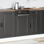 Panel para lavavajillas Porto madera contrachapada negro de , Armarios de cocina - Ref: Foro24-854128, Precio: 28,99 €, Descu...