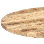 Mesa auxiliar madera de mango y hierro fundido 60x(46-63) cm en Mesas auxiliares | Comprar online en Foru.es