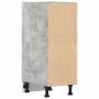 Armario debajo fregadero madera contrachapada gris de , Armarios de cocina - Ref: Foro24-854196, Precio: 54,26 €, Descuento: %