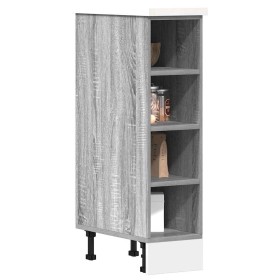 Armario bajo de madera de ingeniería gris sonoma 20x44,5x81,5cm de , Armarios de cocina - Ref: Foro24-854189, Precio: 59,33 €...