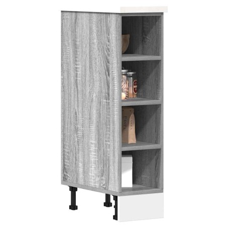Armario bajo de madera de ingeniería gris sonoma 20x44,5x81,5cm de , Armarios de cocina - Ref: Foro24-854189, Precio: 59,33 €...