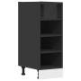 Armario inferior de cocina contrachapada negro 30x44,5x81,5cm de , Armarios de cocina - Ref: Foro24-854194, Precio: 61,52 €, ...