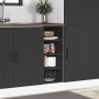 Armario inferior de cocina contrachapada negro 30x44,5x81,5cm de , Armarios de cocina - Ref: Foro24-854194, Precio: 61,52 €, ...