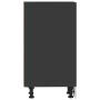 Armario inferior de cocina contrachapada negro 30x44,5x81,5cm de , Armarios de cocina - Ref: Foro24-854194, Precio: 61,52 €, ...