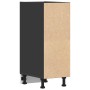 Armario inferior de cocina contrachapada negro 30x44,5x81,5cm de , Armarios de cocina - Ref: Foro24-854194, Precio: 61,52 €, ...