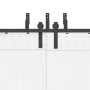 Kit de herrajes para puertas correderas acero negro 200 cm de , Artículos para puertas - Ref: Foro24-3295722, Precio: 135,29 ...