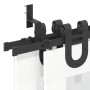 Kit de herrajes para puertas correderas acero negro 200 cm de , Artículos para puertas - Ref: Foro24-3295734, Precio: 126,32 ...