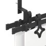 Kit de herrajes para puertas correderas acero negro 305 cm de , Artículos para puertas - Ref: Foro24-3295755, Precio: 260,72 ...