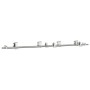 Kit de herrajes para puerta corredera 200 cm acero plateado de , Artículos para puertas - Ref: Foro24-3295760, Precio: 225,39...