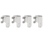Kit de herrajes para puerta corredera 200 cm acero plateado de , Artículos para puertas - Ref: Foro24-3295760, Precio: 225,39...
