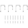 Kit de herrajes para puerta corredera 200 cm acero plateado de , Artículos para puertas - Ref: Foro24-3295760, Precio: 225,39...