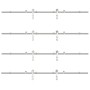 Kit de herrajes para puerta corredera 366 cm acero plateado de , Artículos para puertas - Ref: Foro24-3295769, Precio: 528,95...