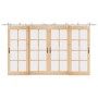 Kit de herrajes para puerta corredera 400 cm acero plateado de , Artículos para puertas - Ref: Foro24-3295774, Precio: 455,11...