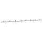 Kit de herrajes para puerta corredera 400 cm acero plateado de , Artículos para puertas - Ref: Foro24-3295774, Precio: 455,11...