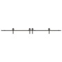 Kit de herrajes para puertas correderas acero negro 366 cm de , Artículos para puertas - Ref: Foro24-3295797, Precio: 95,88 €...