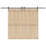 Kit de herrajes para puertas correderas acero negro 305 cm de , Artículos para puertas - Ref: Foro24-3295781, Precio: 127,78 ...