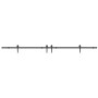 Kit de herrajes para puertas correderas acero negro 305 cm de , Artículos para puertas - Ref: Foro24-3295781, Precio: 127,78 ...
