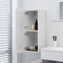 Armario de baño madera contrachapada blanco brillo 30x30x80 cm de vidaXL, Muebles de baño - Ref: Foro24-804994, Precio: 55,85...