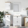 Juego muebles baño BODO 3pzas madera maciza pino blanco marrón de , Muebles de baño - Ref: Foro24-3307648, Precio: 250,95 €, ...