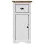 Juego muebles baño BODO 3pzas madera maciza pino blanco marrón de , Muebles de baño - Ref: Foro24-3307648, Precio: 250,95 €, ...