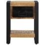 Mesitas de noche 2 piezas madera maciza rugosa mango de , Mesitas de noche - Ref: Foro24-4013568, Precio: 197,94 €, Descuento: %