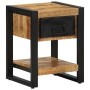 Mesitas de noche 2 piezas madera maciza rugosa mango de , Mesitas de noche - Ref: Foro24-4013568, Precio: 197,94 €, Descuento: %