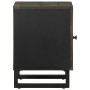 Mesitas de noche 2 uds madera maciza de mango negro 40x33x46 cm de , Mesitas de noche - Ref: Foro24-4017681, Precio: 106,55 €...