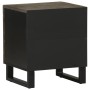 Mesitas de noche 2 uds madera maciza de mango negro 40x33x46 cm de , Mesitas de noche - Ref: Foro24-4017681, Precio: 106,55 €...