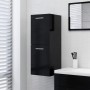 Armario de baño madera contrachapada negro 30x30x80 cm de vidaXL, Muebles de baño - Ref: Foro24-804989, Precio: 45,63 €, Desc...