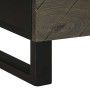 Mesitas de noche 2 uds madera maciza de mango negro 40x33x46 cm de , Mesitas de noche - Ref: Foro24-4017681, Precio: 106,55 €...