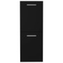 Armario de baño madera contrachapada negro 30x30x80 cm de vidaXL, Muebles de baño - Ref: Foro24-804989, Precio: 45,63 €, Desc...