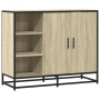 Aparador de madera de ingeniería roble Sonoma 92x35x76 cm de , Aparadores - Ref: Foro24-849020, Precio: 115,48 €, Descuento: %