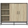 Aparador de madera de ingeniería roble Sonoma 92x35x76 cm de , Aparadores - Ref: Foro24-849020, Precio: 115,48 €, Descuento: %