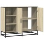 Aparador de madera de ingeniería roble Sonoma 92x35x76 cm de , Aparadores - Ref: Foro24-849020, Precio: 115,48 €, Descuento: %
