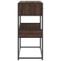 Mesa consola madera de ingeniería marrón roble 90x35x80 cm de , Mesas auxiliares - Ref: Foro24-849178, Precio: 73,54 €, Descu...