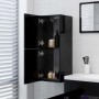 Armario de baño madera contrachapada negro 30x30x80 cm de vidaXL, Muebles de baño - Ref: Foro24-804989, Precio: 45,63 €, Desc...