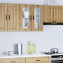 Armario pared para cocina puerta cristal Porto roble artesanal de , Armarios de cocina - Ref: Foro24-854156, Precio: 67,45 €,...