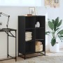 Estantería librería madera ingeniería negra 65,5x33x107,5 cm de , Librerías y estanterías - Ref: Foro24-849159, Precio: 84,99...