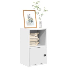 Estantería de madera de ingeniería blanca 31x24x52 cm de , Librerías y estanterías - Ref: Foro24-860319, Precio: 34,62 €, Des...
