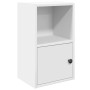 Estantería de madera de ingeniería blanca 31x24x52 cm de , Librerías y estanterías - Ref: Foro24-860319, Precio: 34,62 €, Des...