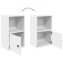 Estantería de madera de ingeniería blanca 31x24x52 cm de , Librerías y estanterías - Ref: Foro24-860319, Precio: 34,62 €, Des...