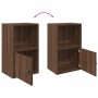 Estantería de madera de ingeniería marrón roble 31x24x52 cm de , Librerías y estanterías - Ref: Foro24-860325, Precio: 39,01 ...