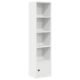 Estantería de madera de ingeniería blanca 31x24x127 cm de , Librerías y estanterías - Ref: Foro24-860346, Precio: 53,35 €, De...
