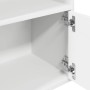 Estantería de madera de ingeniería blanca 31x24x127 cm de , Librerías y estanterías - Ref: Foro24-860346, Precio: 53,35 €, De...