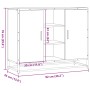 Aparador de madera de ingeniería gris Sonoma 92x35x76 cm de , Aparadores - Ref: Foro24-849017, Precio: 89,87 €, Descuento: %